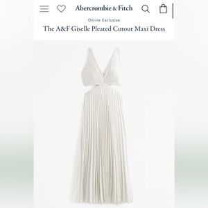 Abercrombie Giselle Pleated White